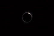 Total Solar Eclipse with Baily's Beads and Prominences on 8/21/2017