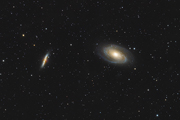 M81 and M82 with an FLI ML11002-C and Takahashi TOA-150
