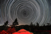 Star trails from Chilao Campground